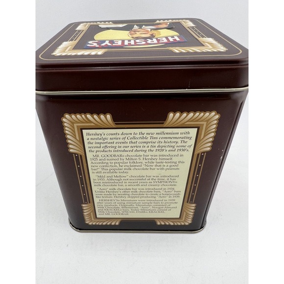 1997 Hershey's Foods Corp Millennium Series Canister Tin - Picture 4 of 8